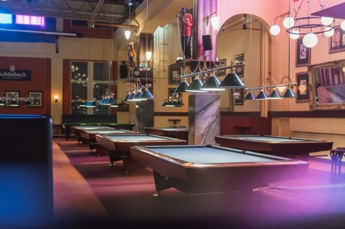 Markthalle Billardtisch Übersicht